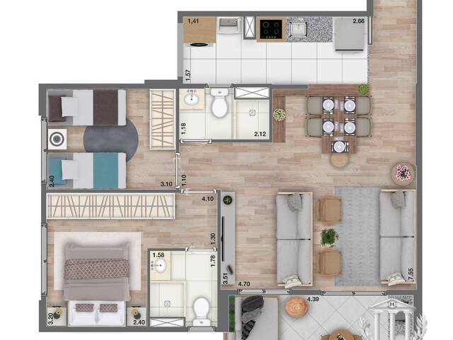 #ARBORIS 11 - Apartamento para Venda em São Paulo - SP - 2