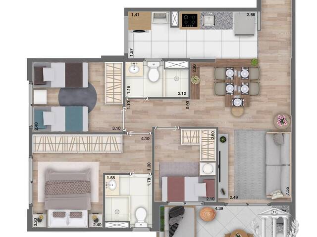 #ARBORIS 11 - Apartamento para Venda em São Paulo - SP - 3